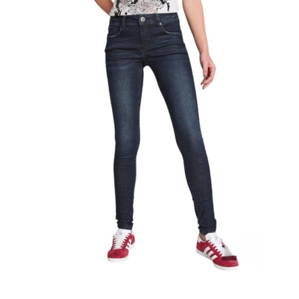 Arizona Jean Company Dark Indigo Skinny Jeans Pull On Juniors Size 11